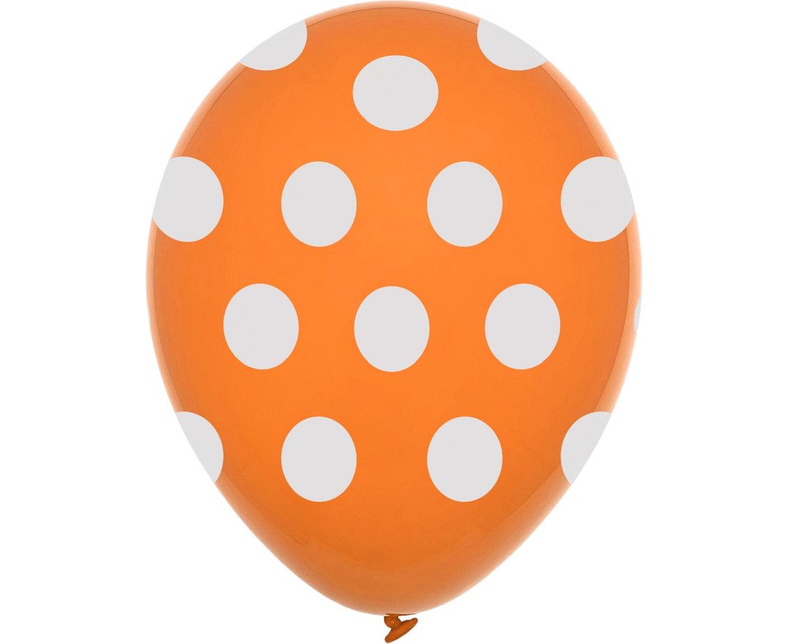 Balloons Polka dots, 12"/ 5 pcs.